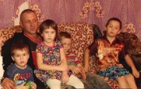 Александр Баранов с детьми