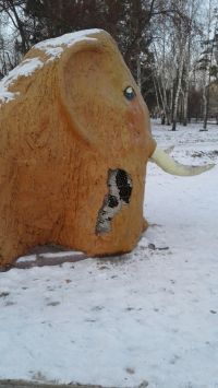 Мамонтенок разваливается на куски