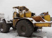 Трактор после аварии