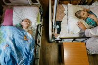 Постояльцы хосписа на улице Анатолия