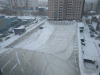 Крыша буквально просела внутрь