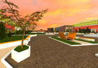 Некоторые элементы декора выглядят футуристичными