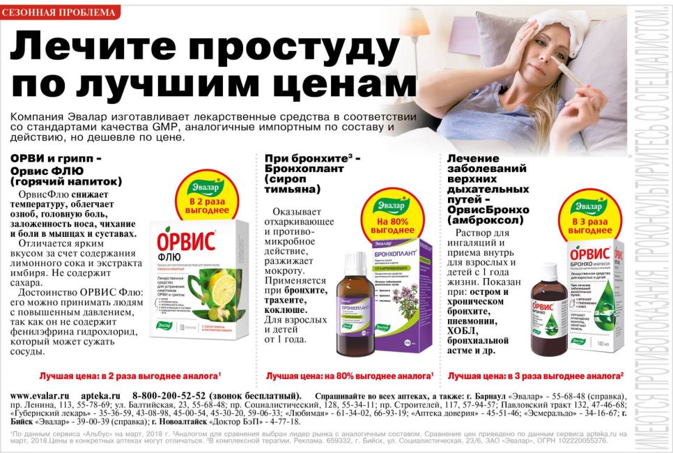 Лечение простуды