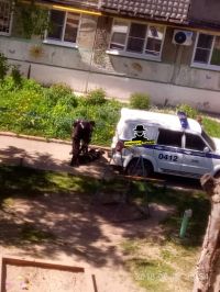 Горожанина скрутил подоспевший наряд полиции
