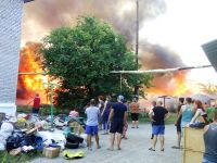 Зарево пожара