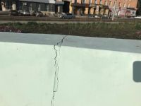 Стенки фонтана пошли трещинами всего через несколько месяцев после окончания строительства