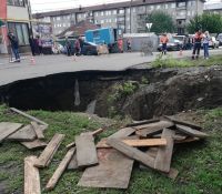 Гараж уже эвакуировали