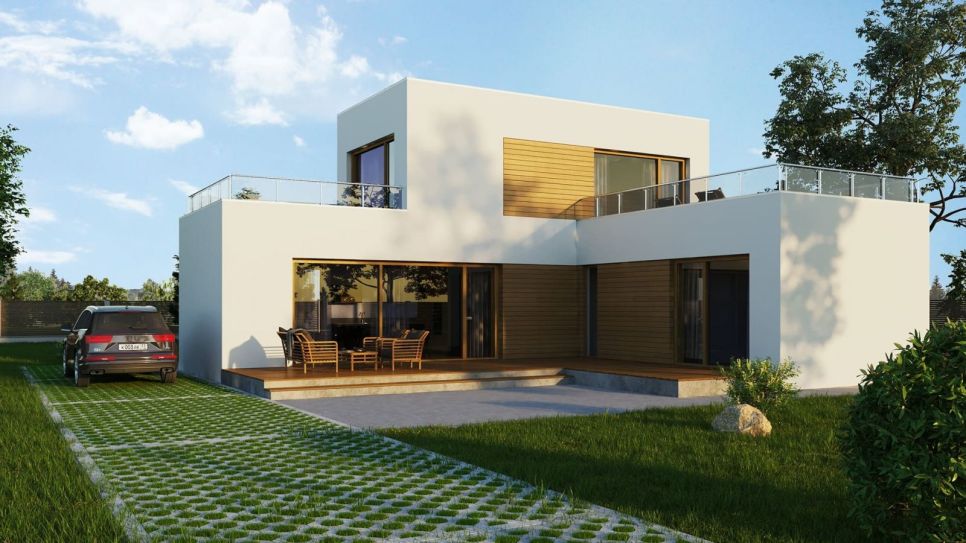 Проекты домов с террасой от УНИДОМ