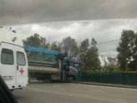 Оторвало передние колеса