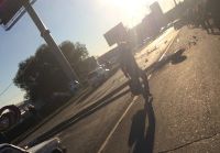 Дорога оказалась перекрыта