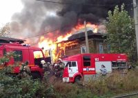 Пожар, очевидно, начался со второго этажа