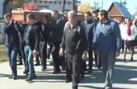 Максима Кудинова проводили в последний путь с почестями