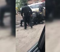 Фото в момент задержания