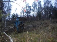 Трактор после ЧП