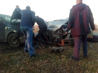 На месте ДТП