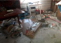 После визита непрошеного косолапого гостя