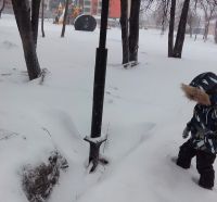 Сквер с подснежными сюрпризами