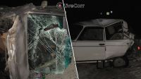 В результате аварии серьезно пострадали и автомобили, и люди