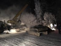 Техника работает с ночи