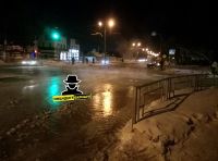 Последствия порыва на улице 1-й Западной