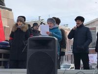 Глава города репетирует речь