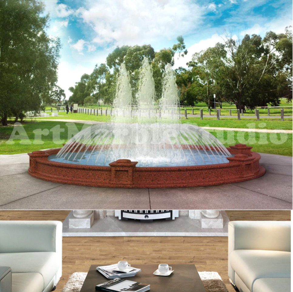 Готовые камины и каминные порталы из мрамора на заказ от компании ArtMarbleStudio