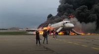Пожар в аэропорту