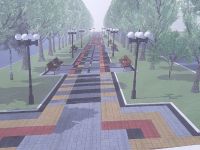 Так в представлении авторов должна будет выглядеть пешеходная часть