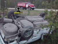 Авто полицейского после аварии
