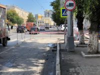 Участок огородили