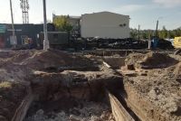 На месте раскопок