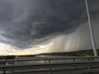 Вот так выглядело небо над Барнаулом