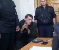 Задержанный на допросе