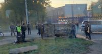 В ДТП с переворотом у барнаульского завода пострадали два человека