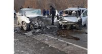 Фото жестокого лобового столкновения