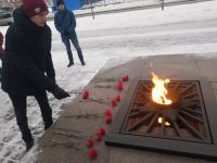 Акция комсомольцев