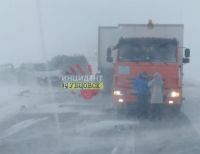 Массовая авария возле Курьи