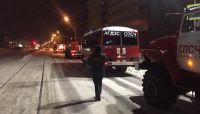 На место ЧП стянулись пожарные расчеты