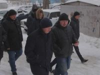 Виктор Томенко измеряет сугробы