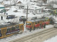 Два ДТП на одном снимке