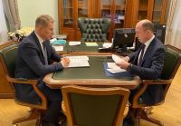 Олег Хорохордин с министром Михаилом Мурашко