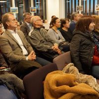 Заинтересованная публика на презентации