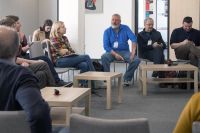 Гендиректор ИД «Алтапресс» Юрий Пургин на учредительном собрании (второй справа)