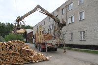 Лес для временной крыши