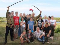 Фото со сборов юнармейцев в период масочного режима