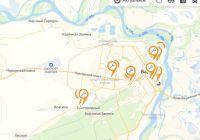 Карта отключений