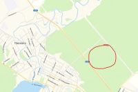 Место рубок на карте