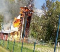 Пожар на скалодроме