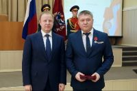 Иван Диркс на вручении награды