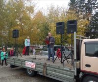 Митинг коммунистов был организован со сценой